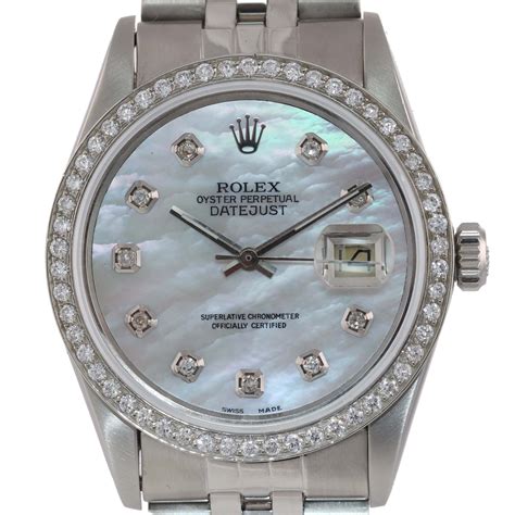 diamond face for rolex datejust|rolex 36mm datejust with diamonds.